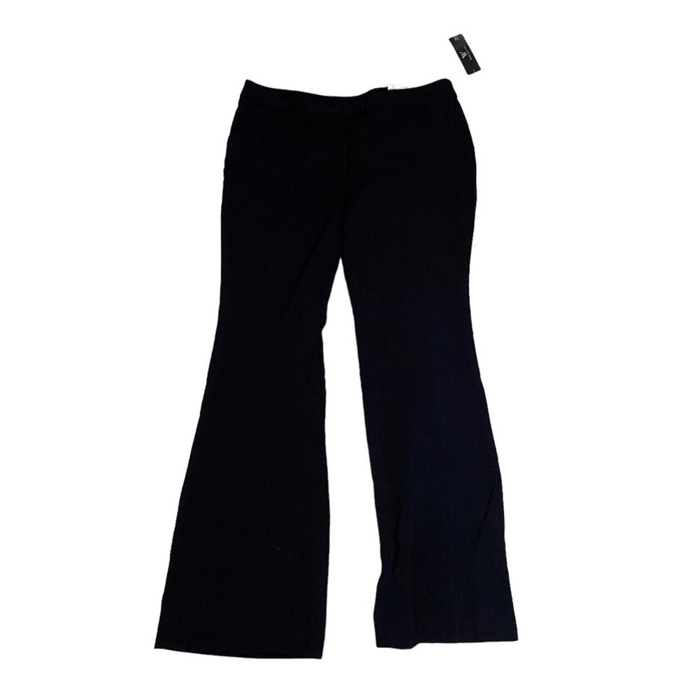 Worthington Women’s Black Trouser Polyester Blend Stretch Boot Cut Dress Pant 12